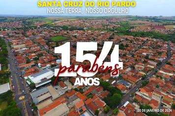 SANTA CRUZ DO RIO PARDO COMPLETA 154 ANOS DE EMANCIPAÇÃO POLÍTICO-ADMINISTRATIVO